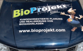 Fahrzeugbeschriftung  (Foto: © BELO Werbetechnik - Digitaldruck)